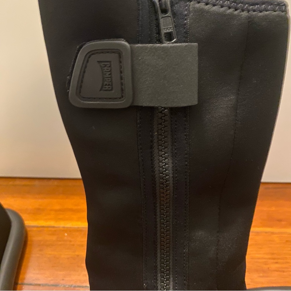 Black Combat & Moto Boots - Picture 5 of 10